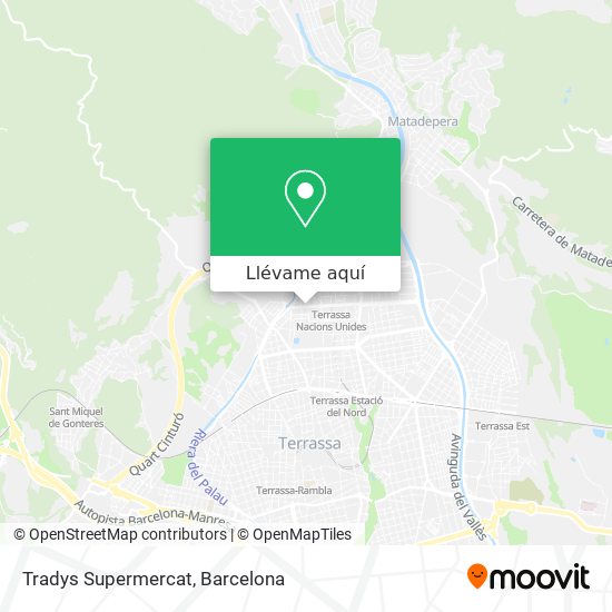 Mapa Tradys Supermercat