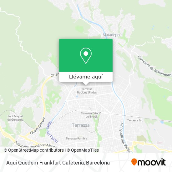 Mapa Aqui Quedem Frankfurt Cafeteria