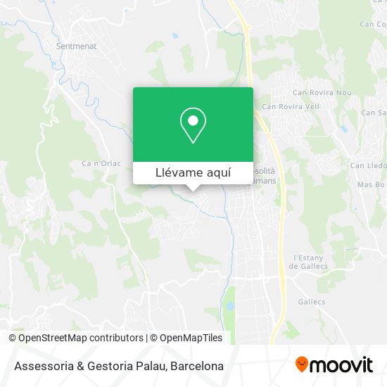 Mapa Assessoria & Gestoria Palau