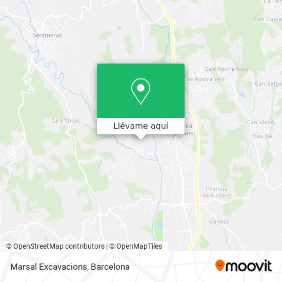 Mapa Marsal Excavacions