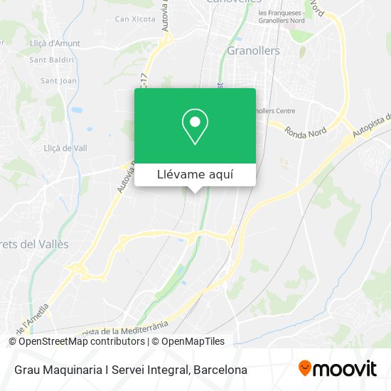 Mapa Grau Maquinaria I Servei Integral