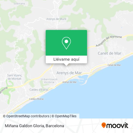 Mapa Miñana Galdon Gloria