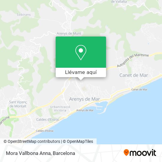 Mapa Mora Vallbona Anna