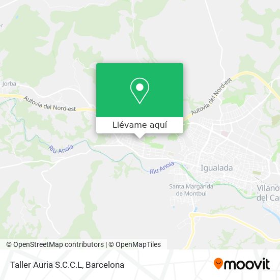 Mapa Taller Auria S.C.C.L