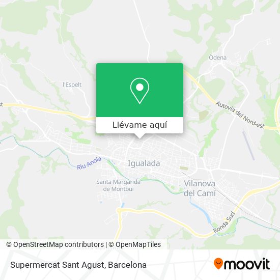 Mapa Supermercat Sant Agust