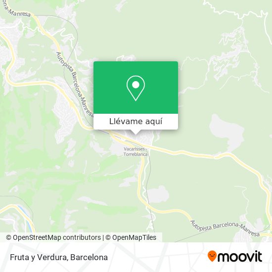 Mapa Fruta y Verdura