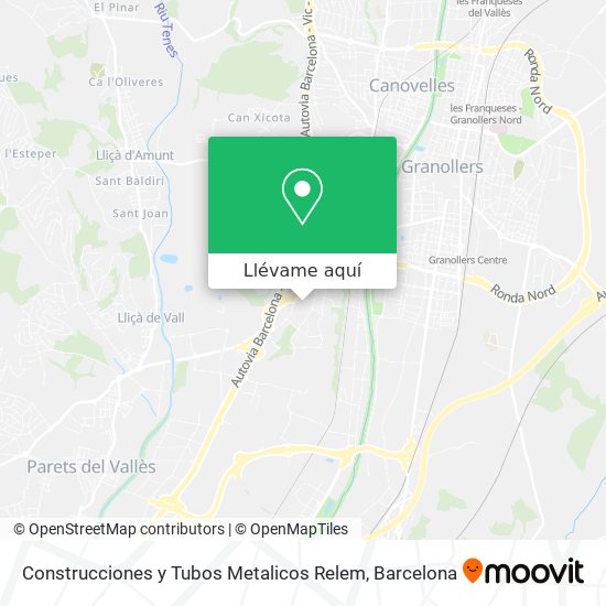 Mapa Construcciones y Tubos Metalicos Relem