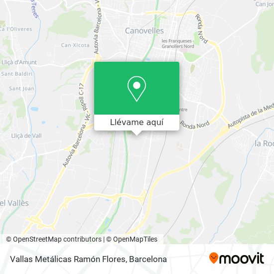Mapa Vallas Metálicas Ramón Flores