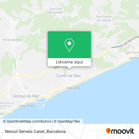Mapa Netsol Serveis Canet