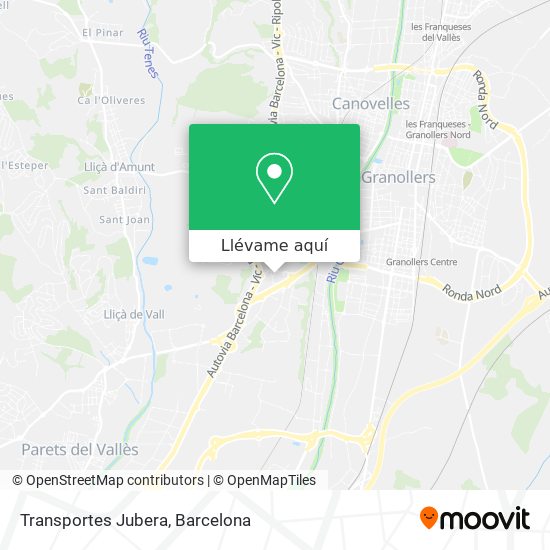 Mapa Transportes Jubera