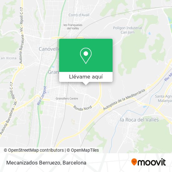 Mapa Mecanizados Berruezo