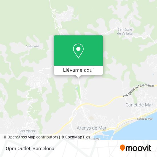 Mapa Opm Outlet