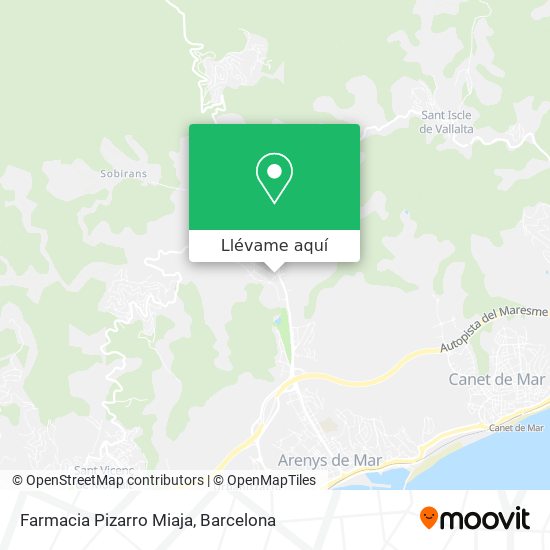 Mapa Farmacia Pizarro Miaja