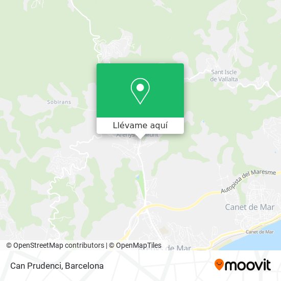 Mapa Can Prudenci