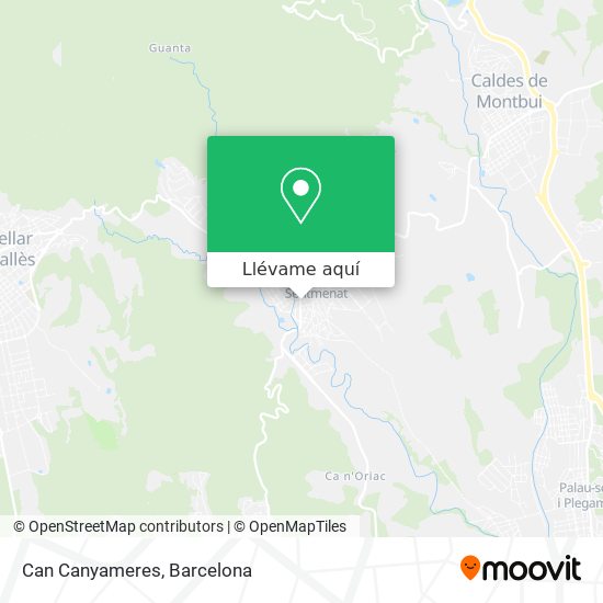 Mapa Can Canyameres