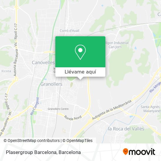 Mapa Plasergroup Barcelona