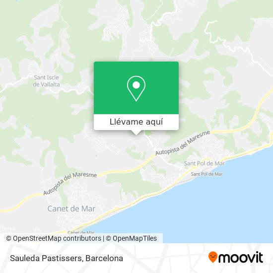 Mapa Sauleda Pastissers