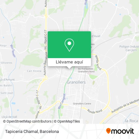 Mapa Tapiceria Chamal