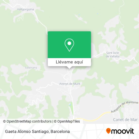 Mapa Gaeta Alonso Santiago