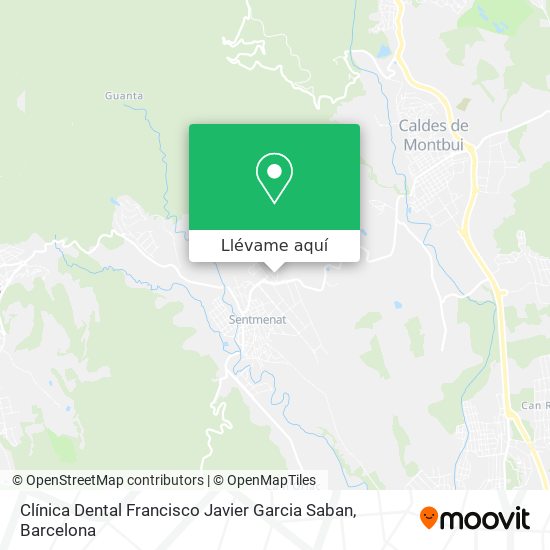 Mapa Clínica Dental Francisco Javier Garcia Saban