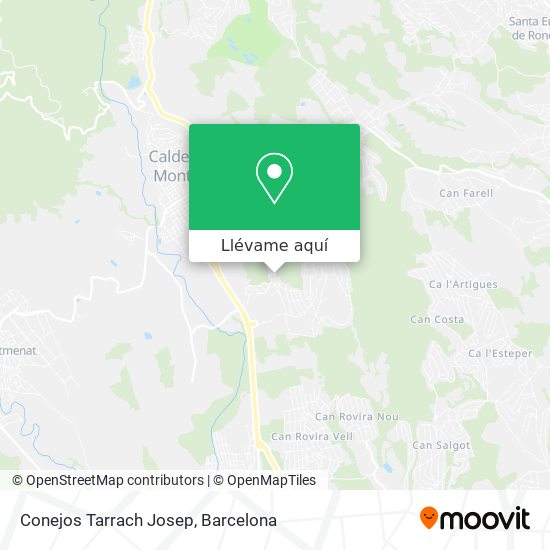 Mapa Conejos Tarrach Josep