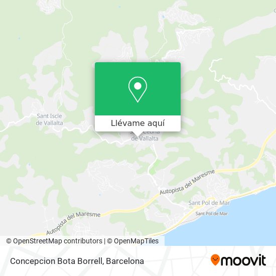 Mapa Concepcion Bota Borrell