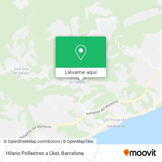 Mapa Hilario Pollastres a L'Ast