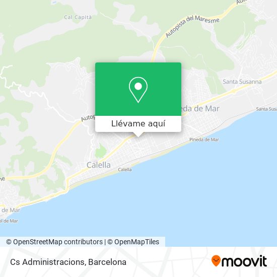 Mapa Cs Administracions