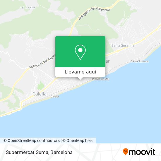 Mapa Supermercat Suma