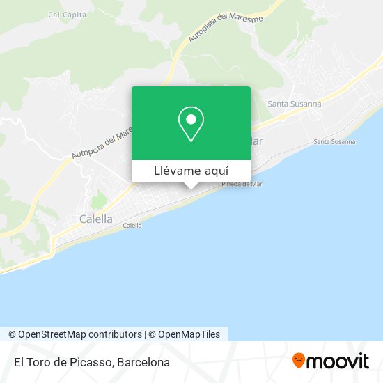 Mapa El Toro de Picasso