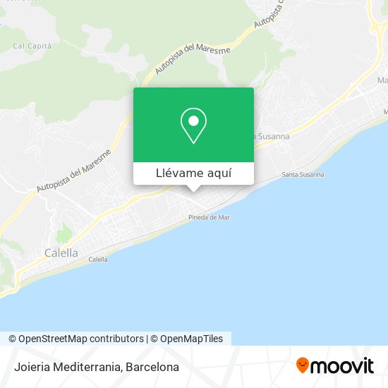 Mapa Joieria Mediterrania