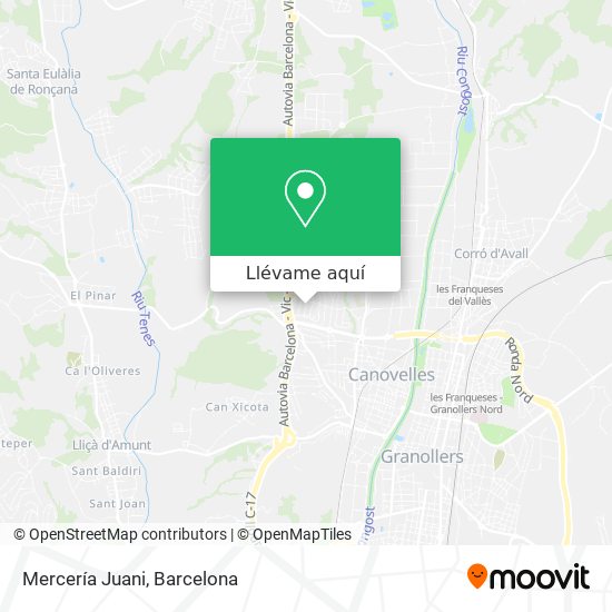 Mapa Mercería Juani