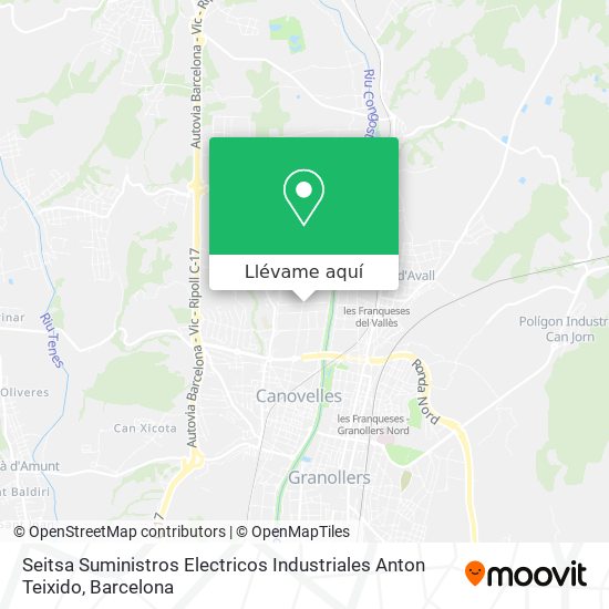 Mapa Seitsa Suministros Electricos Industriales Anton Teixido