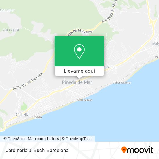 Mapa Jardineria J. Buch