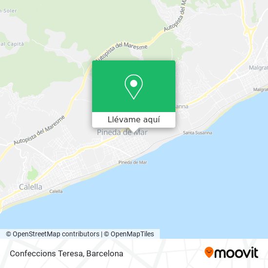 Mapa Confeccions Teresa