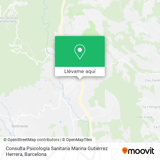 Mapa Consulta Psicología Sanitaria Marina Gutiérrez Herrera