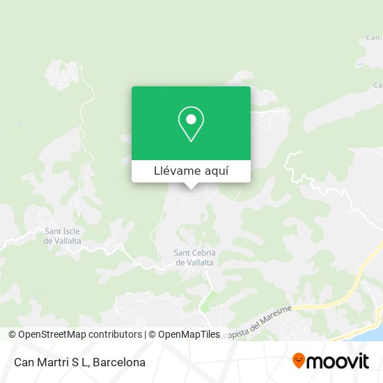 Mapa Can Martri S L