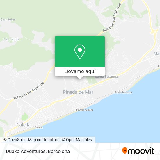 Mapa Duaka Adventures