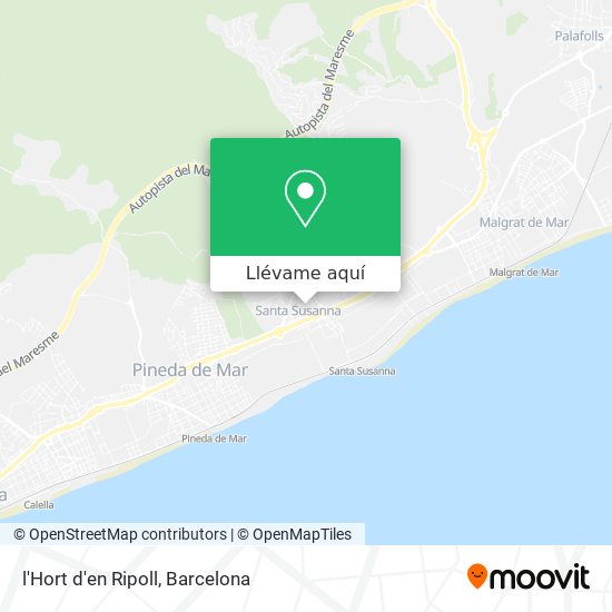 Mapa l'Hort d'en Ripoll