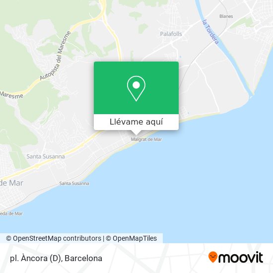 Mapa pl. Àncora (D)