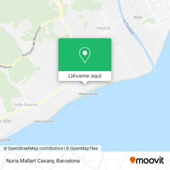 Mapa Nuria Mallart Casany