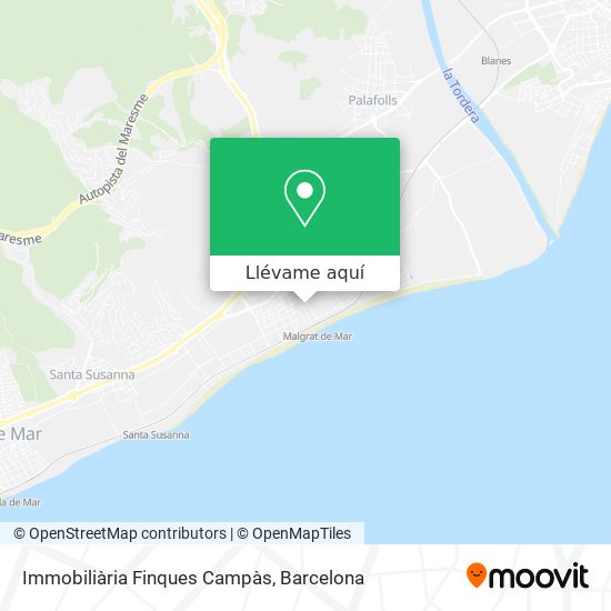 Mapa Immobiliària Finques Campàs