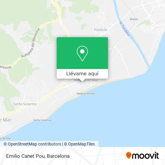 Mapa Emilio Canet Pou