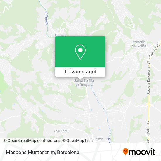 Mapa Maspons Muntaner, m