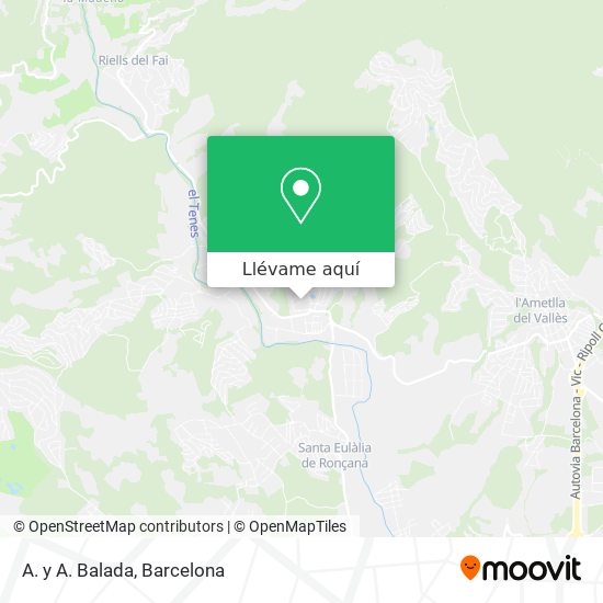 Mapa A. y A. Balada
