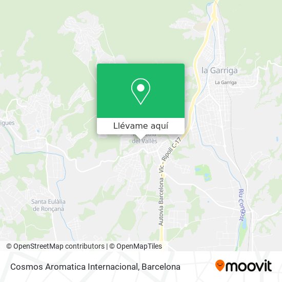 Mapa Cosmos Aromatica Internacional