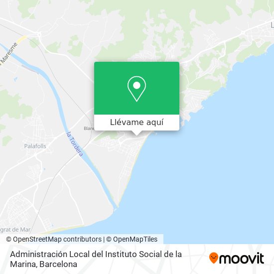 Mapa Administración Local del Instituto Social de la Marina