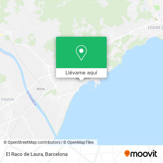 Mapa El Raco de Laura