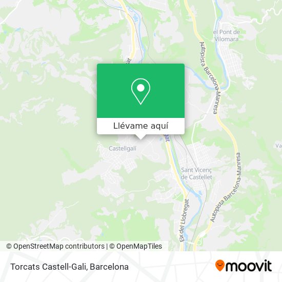 Mapa Torcats Castell-Gali