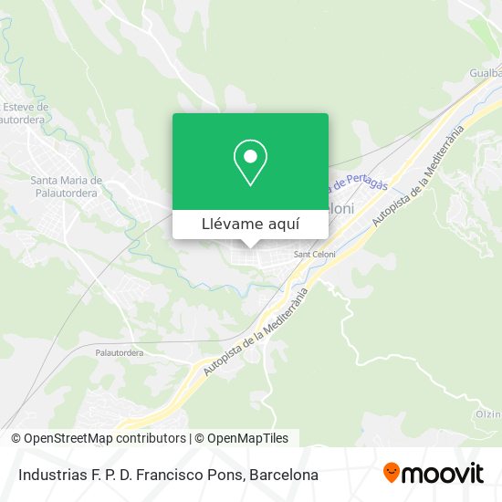 Mapa Industrias F. P. D. Francisco Pons